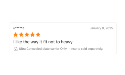 Customer review of a plate carrier. Level IV plate review 