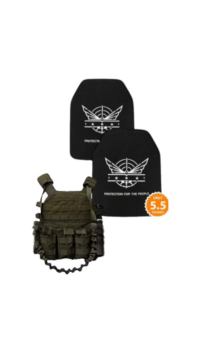 Level IV bundle with plate carrier in OD green