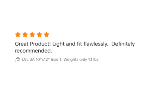 Customer review for Level 3A insert.
Level4