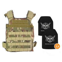 2 Level III+ Silicon Carbide Plates | Camo