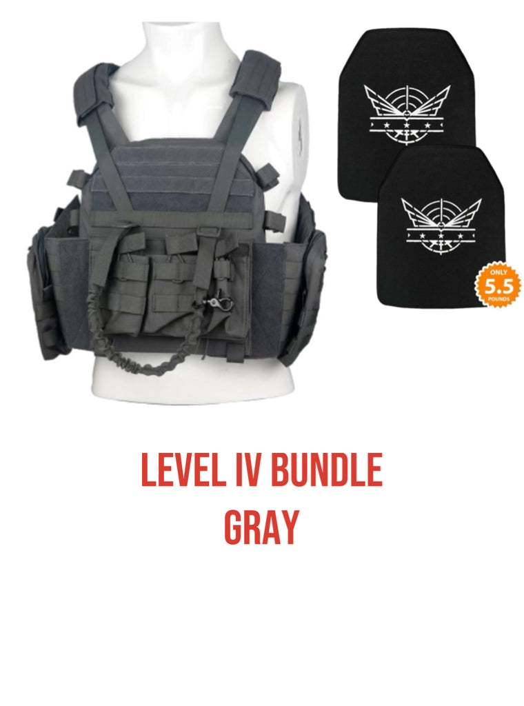 Level IV bundle with fully loaded plate carrier in Gray