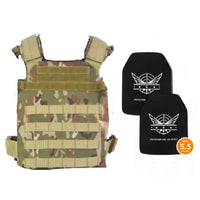 2 Level IV Silicon Carbide Plates | Camo