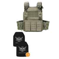 Level III+ set with quick release plate carrier
