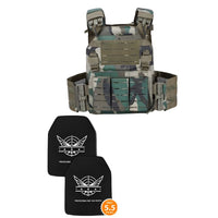 Level IV set with quick release plate carrier