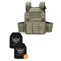 Level IV set with quick release plate carrier