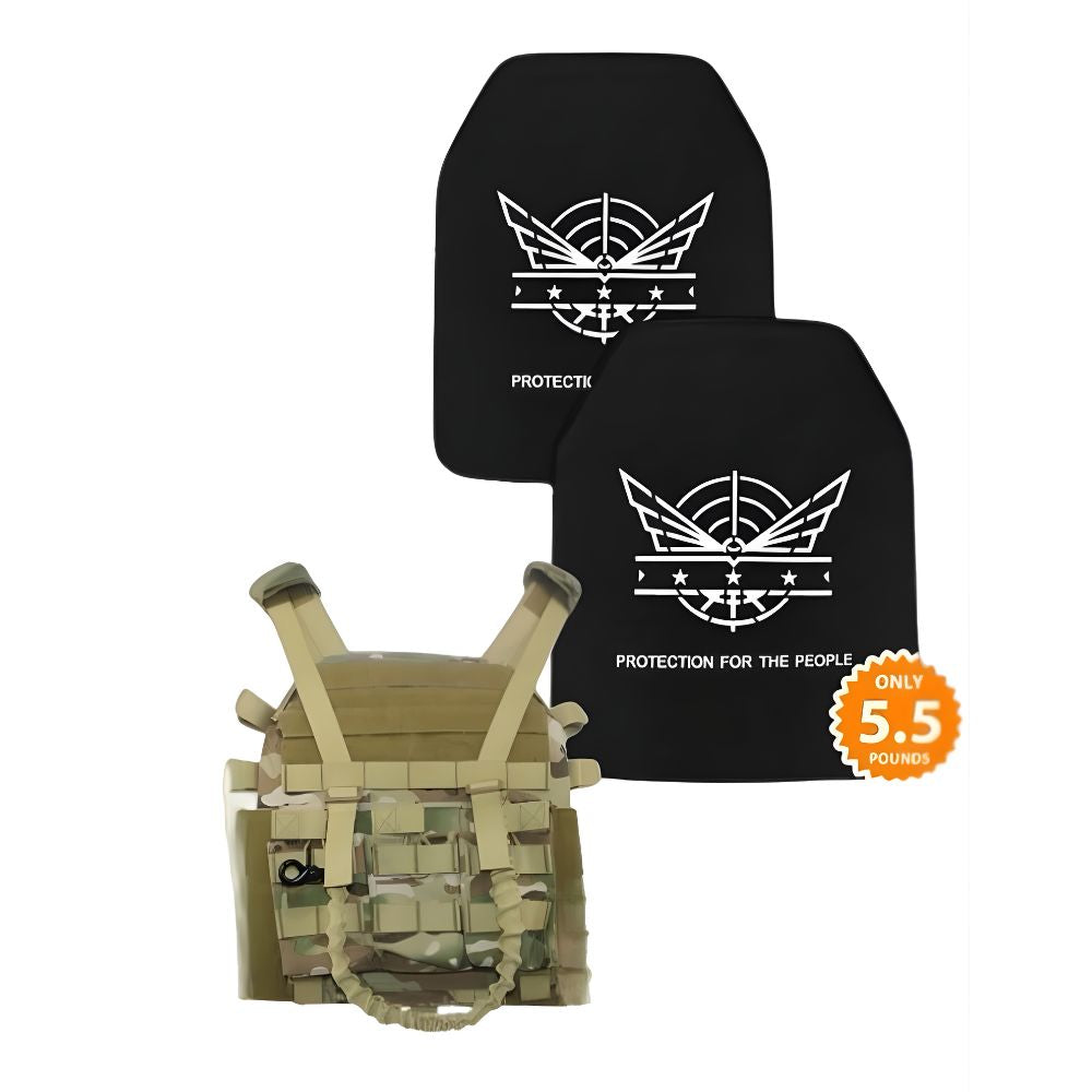 Level IV bundle with plate carrier in Camo