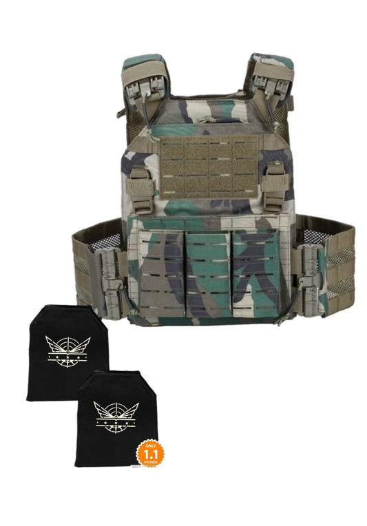 Level IIIA set with quick release plate carrier